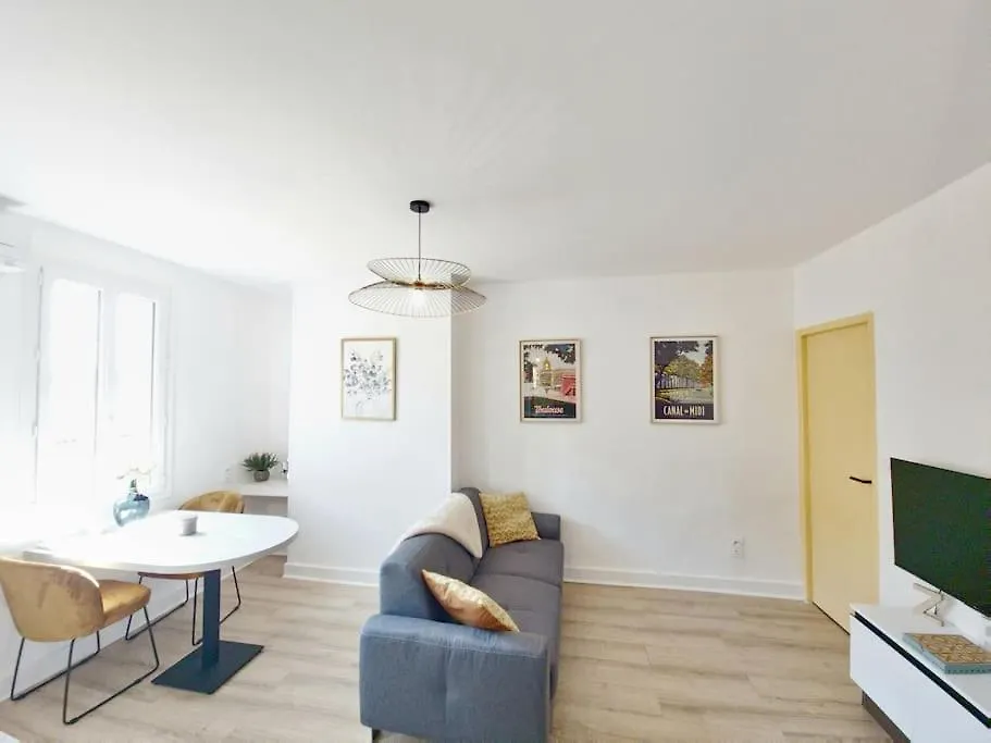 Ferienwohnung T2 Clim & Confort - Gare Matabiau - Metro - Wifi Toulouse Apartment